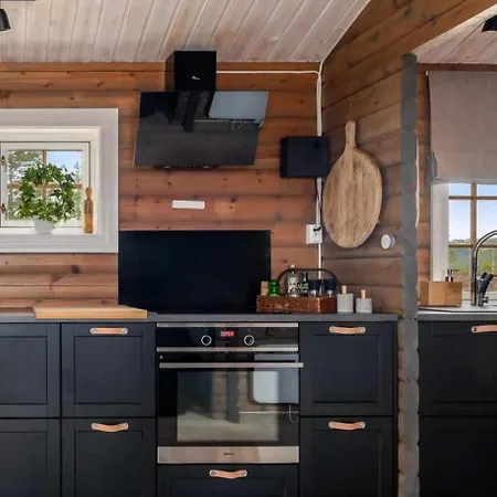 Charming Log With Modern Luxury Dom wakacyjny Jordet